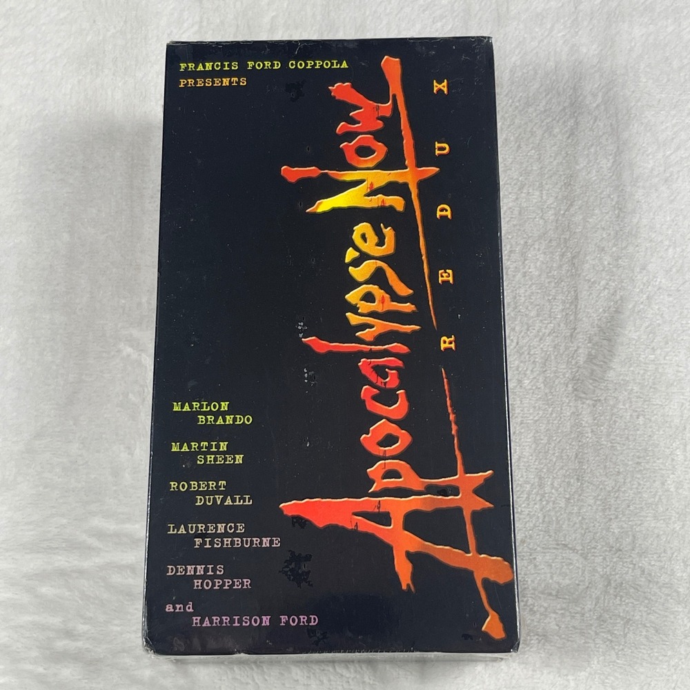Apocalypse Now Redux VHS 2-Tape Set Factory Sealed 2001 Francis Ford Coppola